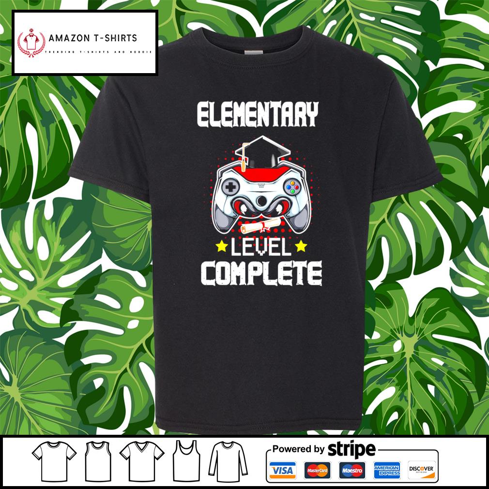 Elementary Level Complete Gamer Class Of 21 Graduation Shirt Hoodie Sweater Long Sleeve And Tank Top