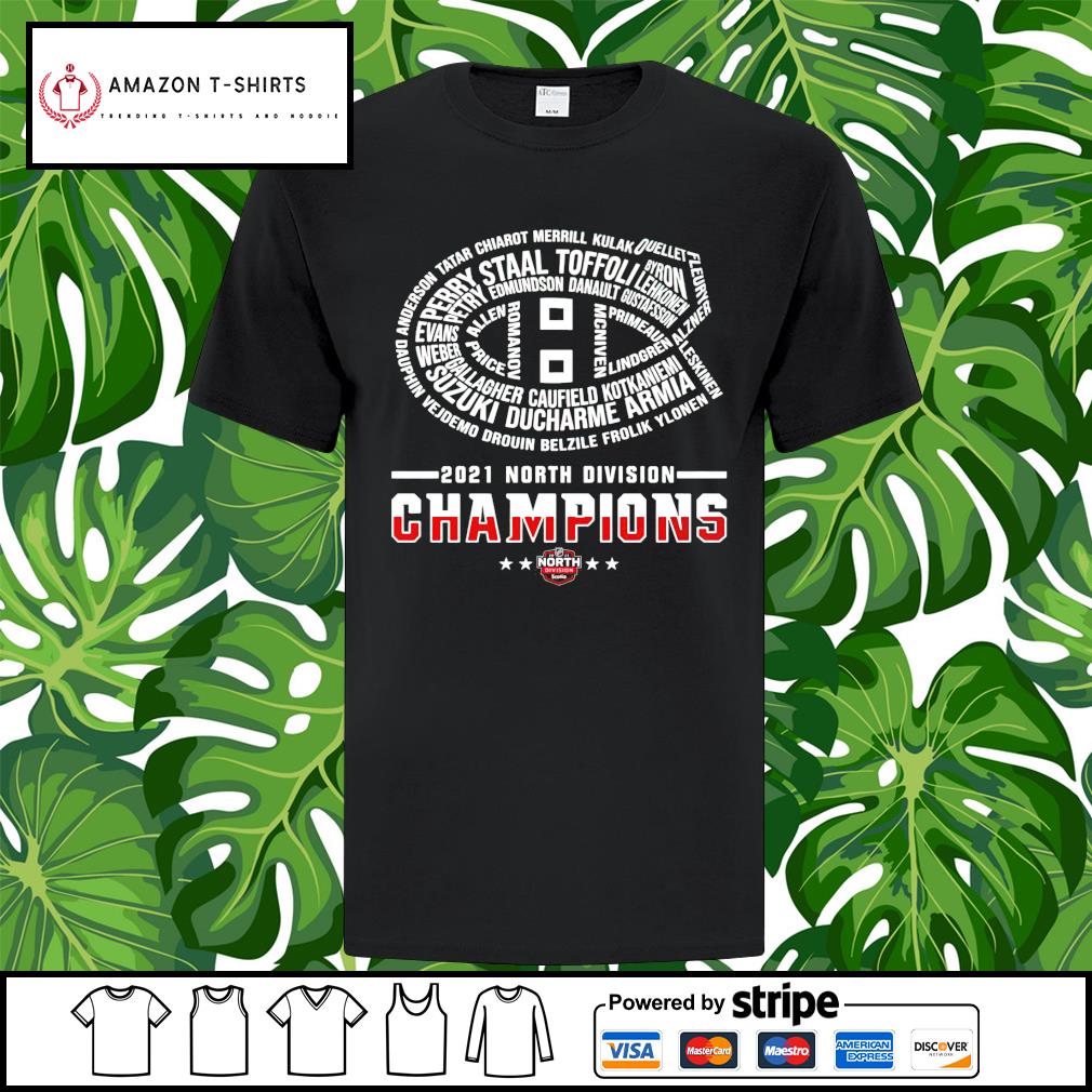 Montreal Canadiens 2021 North Division Champions shirt ...