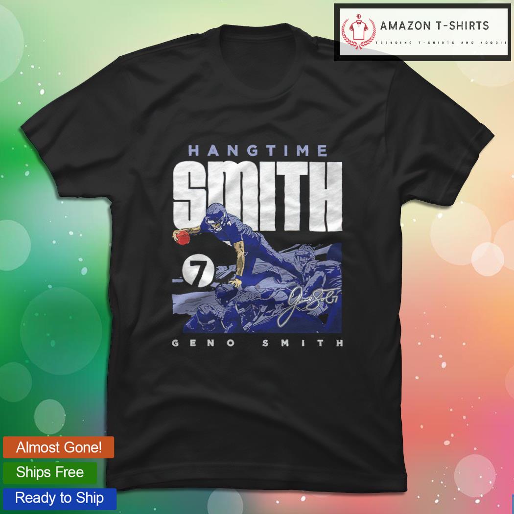 Seattle Football Geno Smith hang time signature shirt, hoodie, sweater and  v-neck t-shirt