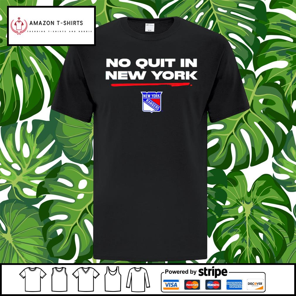 Fanatics Rangers No Quit in New York T-Shirt