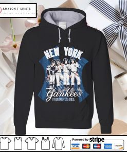 Kiss Band Members New York Yankees Dressed To Kill Shirt hoodie