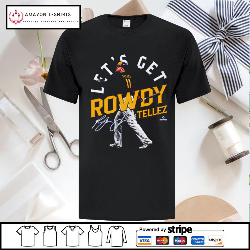  Rowdy Tellez Shirt - Rowdy Tellez Milwaukee Script : Sports &  Outdoors